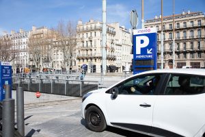Entrée parking préfecture