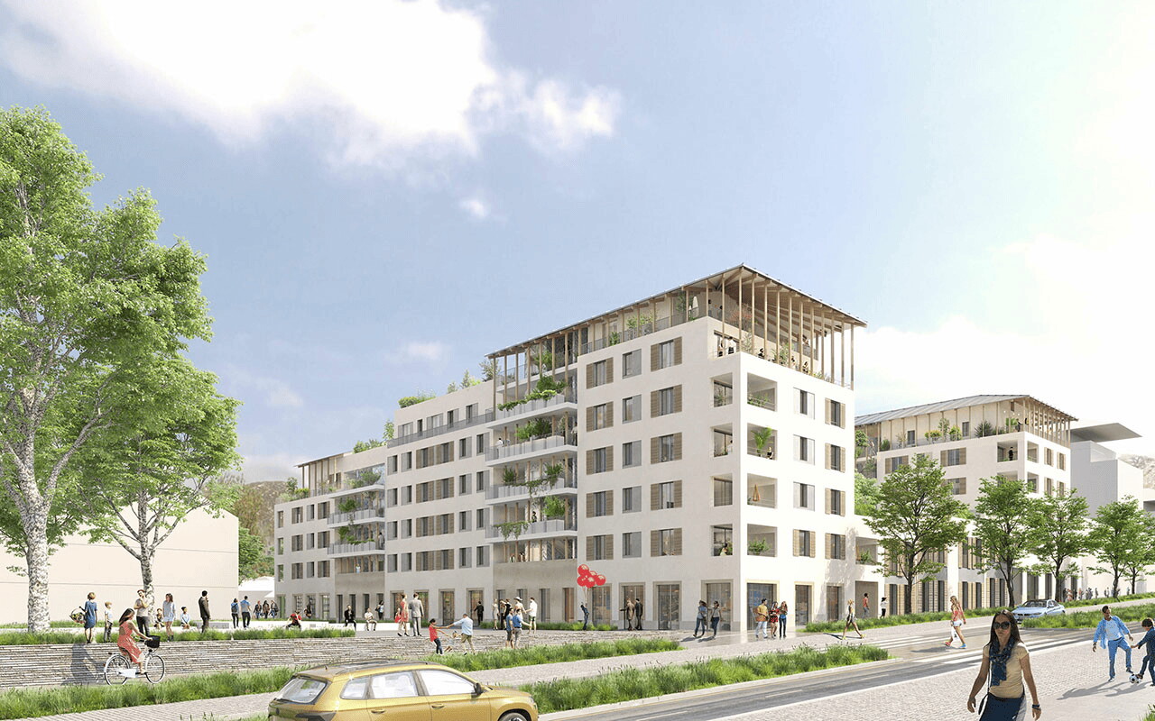 Les nouveaux logements du quartier : Une offre variée et répondant à une haute ambition architecturale sera proposée : appartements, duplex, logements-ateliers…