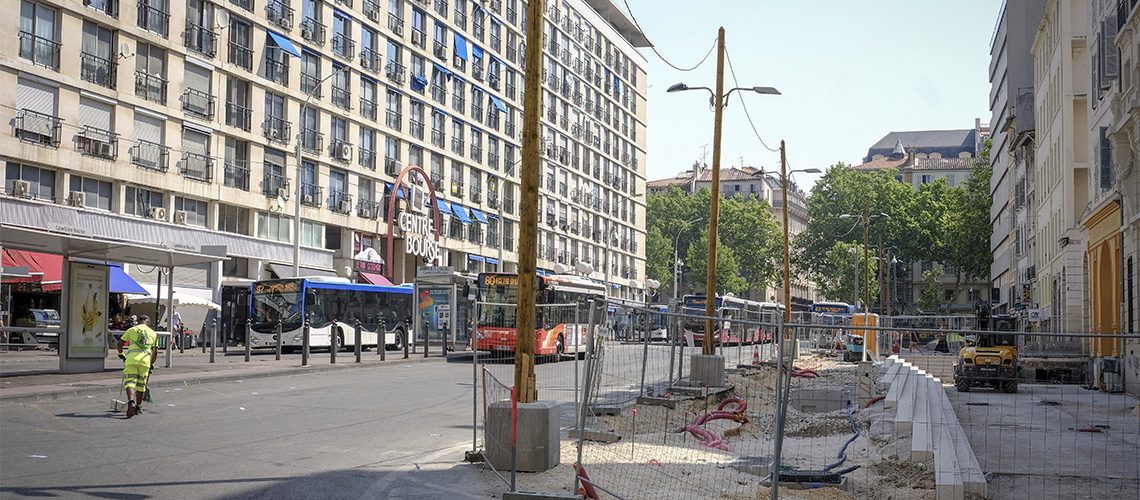 Travaux secteur Bourse