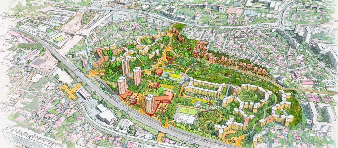 Airbel - Axonométrie générale - Projet