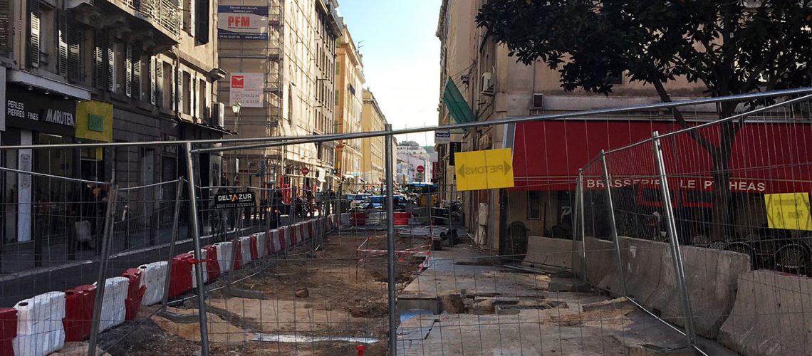 Travaux rues pythéas, suffren, beauvau
